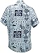 La Leela Autumn Winter Spring Blouses Hawaiian Womens Shirt Collar Short Sleeves 100% Cotton