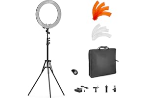 IVISII Ring Light Kit - 19"/48.5cm Outer 55W 5500k Ring Light with Tripod Stand, Carrying Bag - Perfect for Camera, Smartphone, YouTube, TikTok, Vlogging, and Self-Portrait Shooting