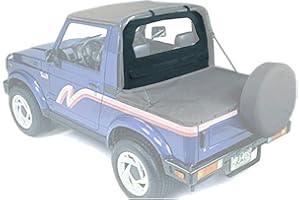 Bestop 80061-15 Black Denim Windjammer Wind Break for Suzuki Samurai, All Years