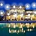 Icicle Solar String Lights, 20ft 30 LED Solar Powered Fairy Globe String Light for Indoor/Outdoor, Christmas, Home, Patio, Lawn, Garden, Wedding, Party Decorations(White)