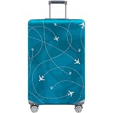 Travelkin Luggage Covers For Suitcase Tsa Approved Suitcase Cover Protector | 4 Sizes Fit 19-32 Inch Luggage, Travel Luggage Protector,Washable, Anti-Scratch Suitcase Protector, Carry On Cover,Elastic