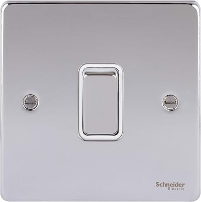 Schneider Electric GU1512WPC Ultimate Low Profile 2 Way Light Switch Polished