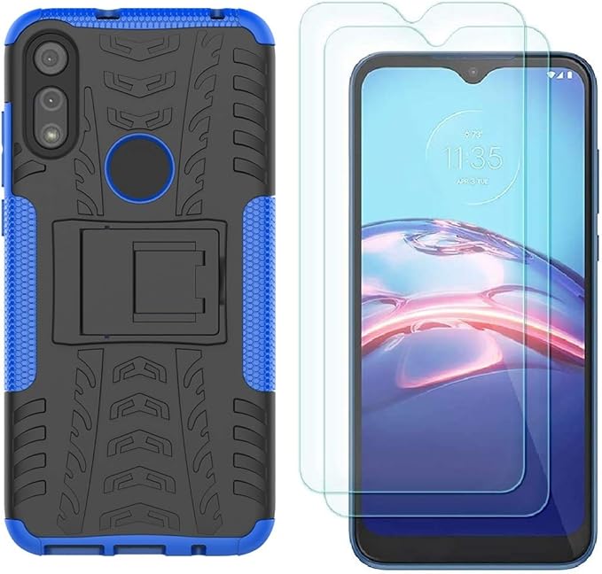Moto E Phone Case, Motorola e Case with HD Screen Protector