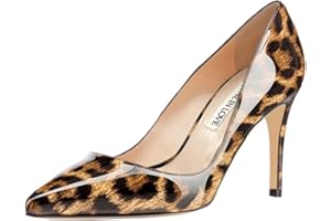 JOY IN LOVE Women's Pumps Shoes 3.5" High Heels Pointy Toe Stiletto Pumps