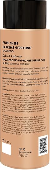 Sunny Isle Pure Chebe Hydrating Shampoo 12oz Anti-Breakage Jamaican Black view 9
