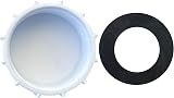 PlumbEZ Universal 32mm Blanking Cap & Washer White – Sink/Washing Machine Cap view 8