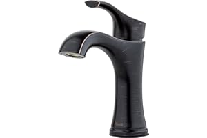 Auden Tuscan Bronze Bathroom Faucet, Single Handle, Single Hole Bathroom Vanity Faucet, Bathroom Décor, 1 Hole or 3 Hole Bath