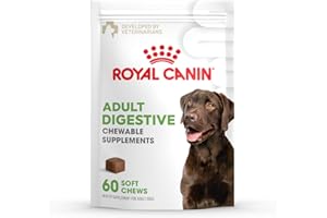 Royal Canin Digestive Dog Supplement Soft Chews for Adult Dogs, 60 Count