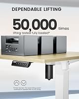 ErGear Electric Standing Desk 120x60cm, Height Adjustable with Memory Panel view 5