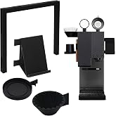 TEHAOUU Detachable Coffee Accessory Storage Rack Black Right | Multi-compartment Espresso Coffee Utensil Storage Organizer, Compatible with xBloom Studio Coffee Machine