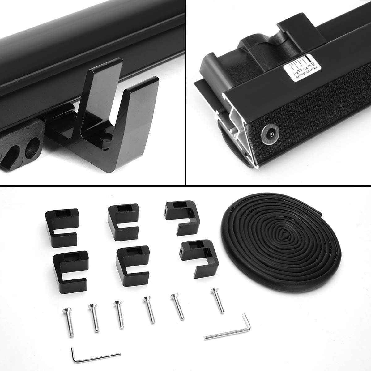 Dna Motoring Black Ttc Ru 082 Vinyl Soft Top Roll Up Truck Bed Tonneau Cover Tool Chests Cabinets