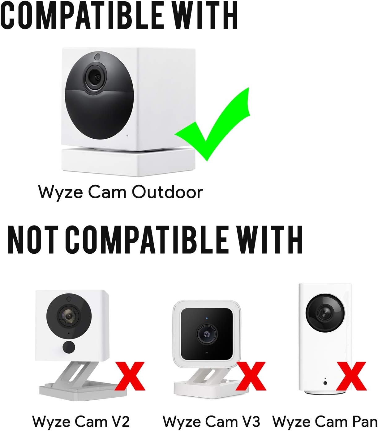 Solar Power Panel for Wyze Cam Outdoor Security Outdoor Camera (1 Pack) |  eBay