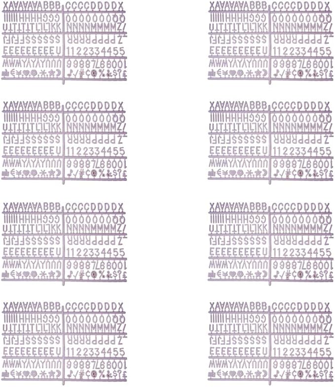 Amazon Co Jp Wandic ボードレター 1360文字 数字 キャラクター と 絵文字 1個 糸袋 交換式フェルトレターボード用 掲示板 ホワイト ホーム キッチン