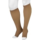 Juzo Basic 4411 Knee-High Compression Stocking 20-30 mmHg Open Toe, Reg | Quality medical compression stockings for men and women, seamless, durable, comfortable fit, easy care