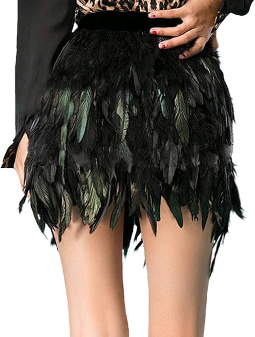 feather skirt amazon