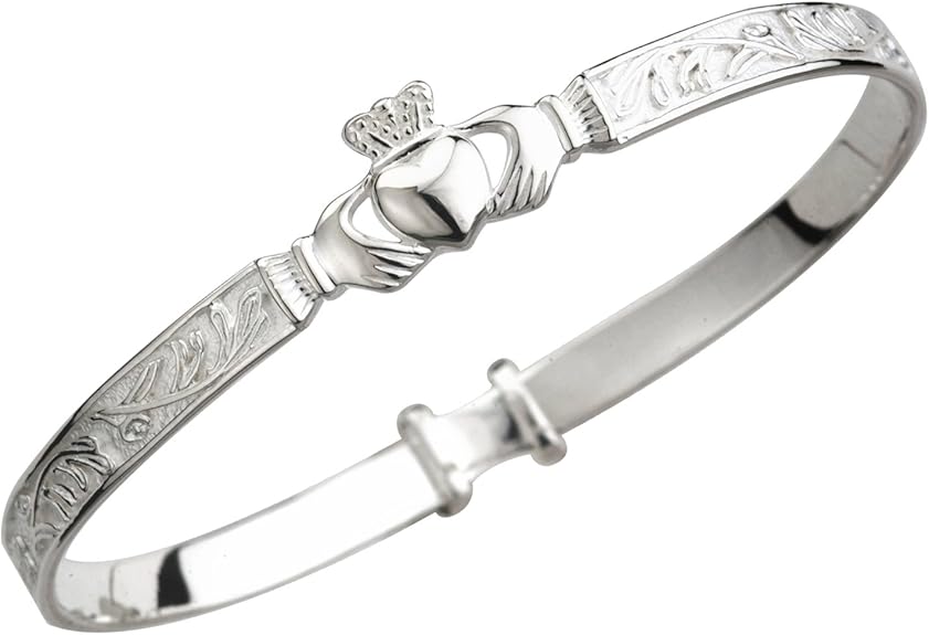 claddagh baby bangle