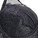 Intimate Portal Women Anabel Wire Free Mesh Bra w Pockets Non-Wired Black 36C