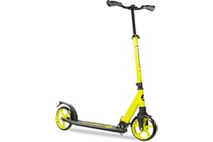 LaScoota Kick Scooter for Kids Ages 6+, Teens & Adults, Lightweight, Big Sturdy Urethane Wheels. Adjustable Handlebar, Foldable Scooter for Indoor & Outdoor, Great Gift & Toy