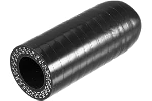 Partuto 1Pc 16mm 0.63" ID Universal Silicone Coolant Cap Intake Vacuum Hose End Plug - Car for Coolant Heater Bypass Vacuum Water Port - Silicone Black