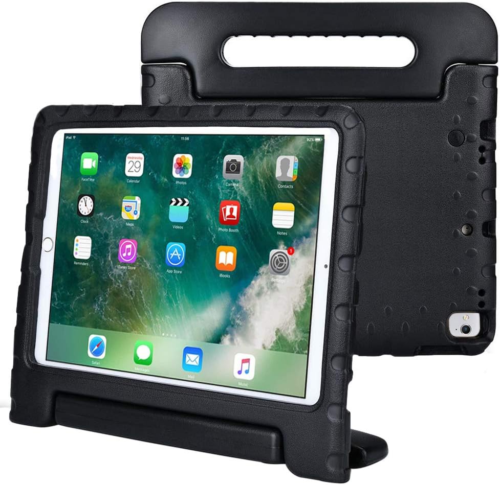 Bolete iPad 8th Generation Case for Kids, iPad 7th Generation Case, iPad 10.2 Case, iPad Air 3rd Generation Case, iPad Pro 10.5 Case, Portable EVA Foam iPad Tablet Cover - Black