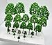 23Pcs Model Trees Scenery Model Plastic Artificial Layout Rainforest Diorama, Building Model Trees, Fake Trees for Projects Model Train Railways Architecture Landscape