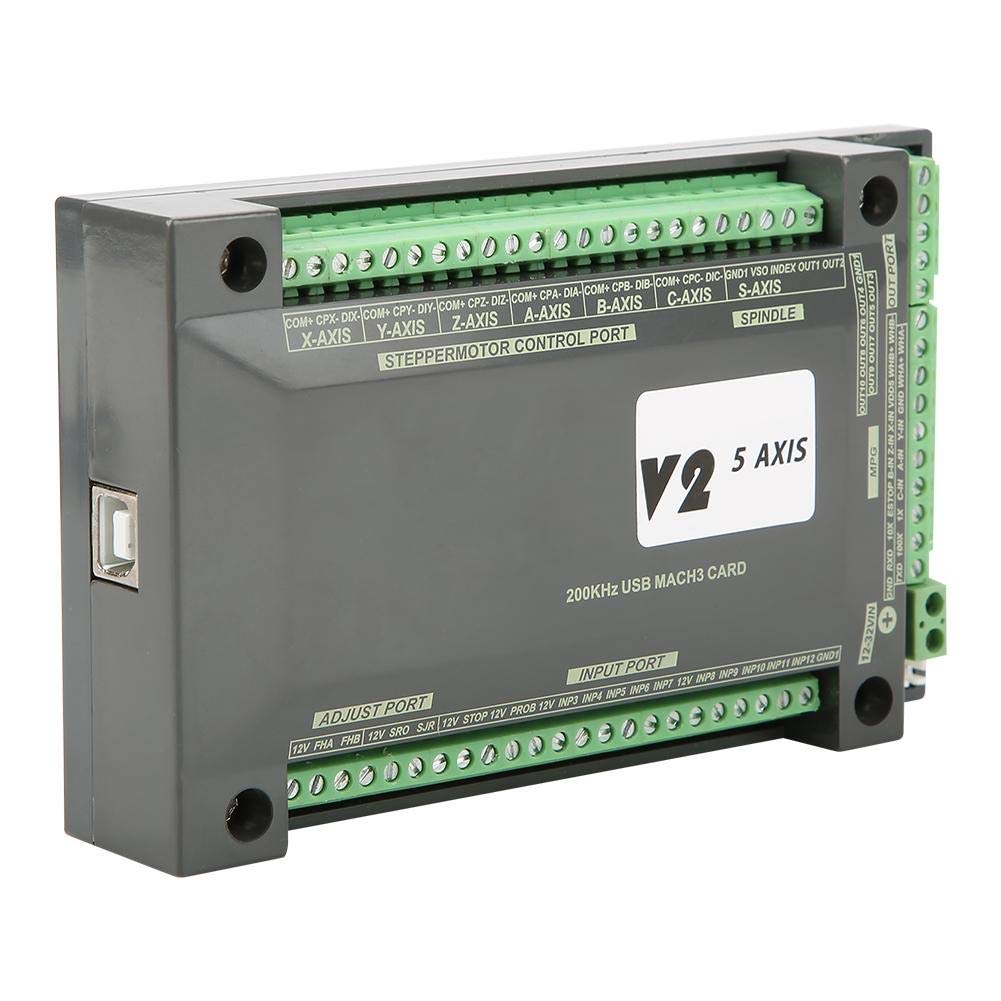 Ethernet MACH3 Motion Control Card Set, 5 Axle MACH3 USB Interface Board Card Network Cable NVEM CNC