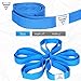 Forbidden Road Stretch Strap 10 Loops Yoga Strap for Physical Therapy (Blue)