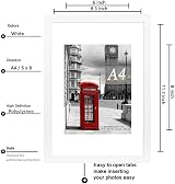 Scholar Tree White A4 Picture Frame Set of 3 with Mounts view 5