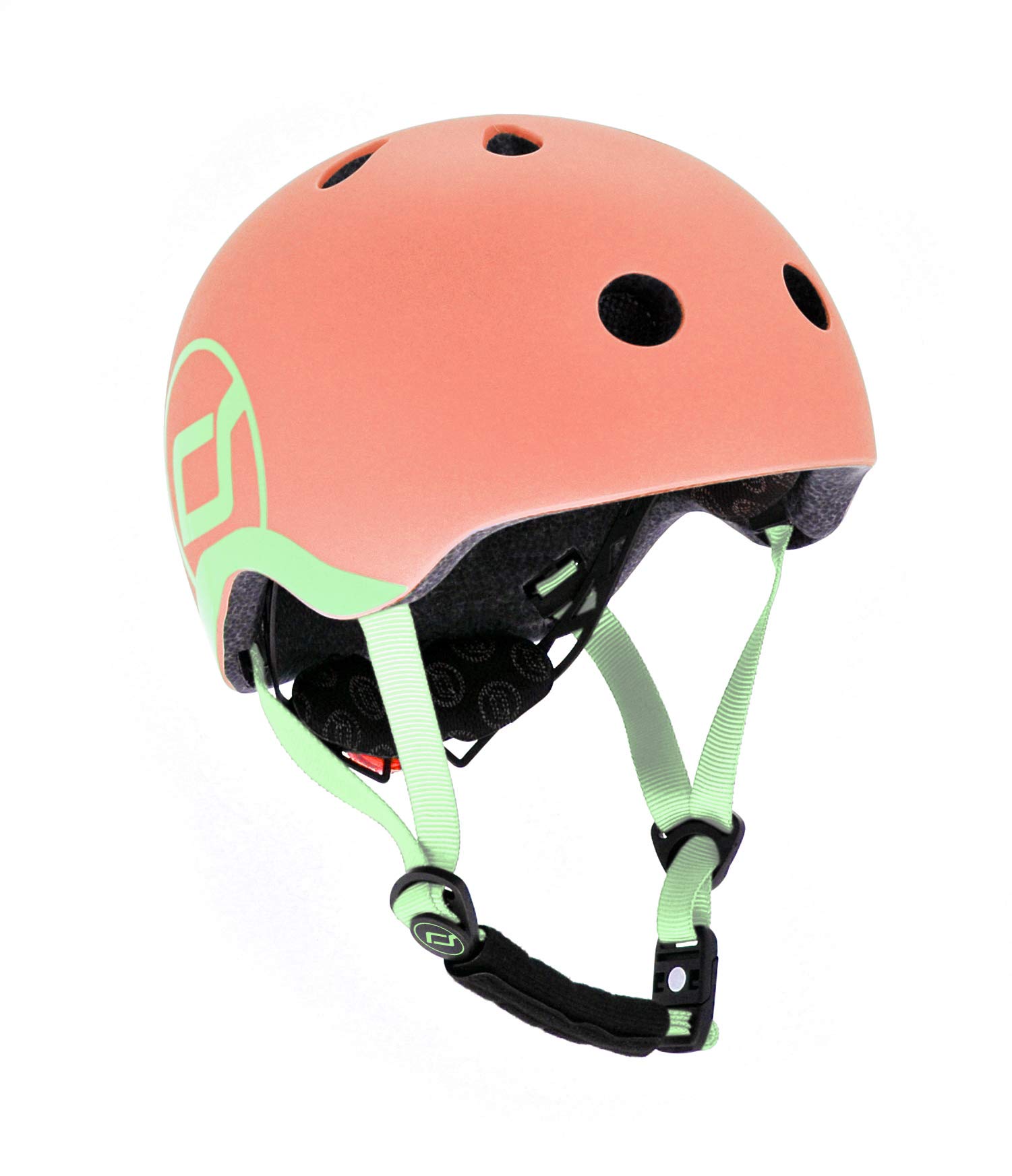 Scoot & Ride Unisex_Adult Kinder Fahrradhelm Bicycle Helmet, Peach, 45 bis 51cm