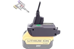ELEFLY V8 Battery Adapter Compatible with Dewalt 20V Max Battery to Replacement for V8 Battery, Compatible with V8 Animal V8 Absolute V8 Motorhead V8 Series Vacuum