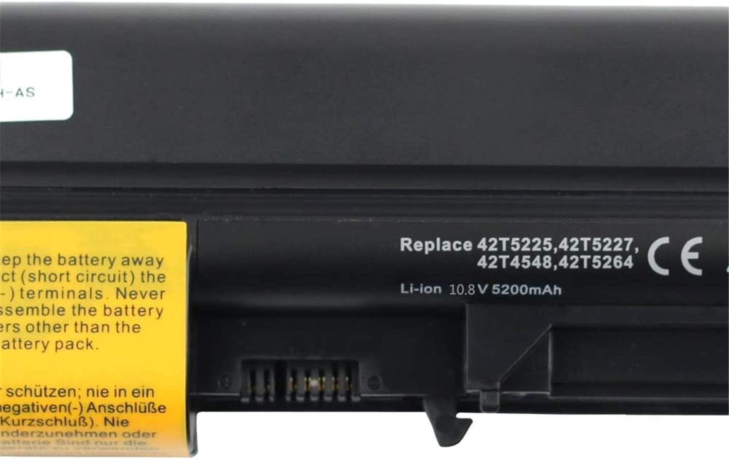 42T5225 42T4644 42T4645 42T4677 42T4678 42T4743 42T4745 42T4771 42T5262 42T5264 Laptop Battery Replacement for Lenovo IBM ThinkPad T61 T400 R61 R61i R400 R61e 14-Inch Widescreen(10.8V 5200mah) - Image 4