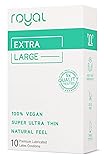 Royal Extra Large Ultra Thin Vegan Condoms for Men