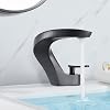 JUNSHENG-Grifo-de-bano-Negro-Curvo-Mezclador-Monomando-Lavabo-Bano-Grifo-Lavabo-Agua-Caliente-y-Fria-Laton-Macizo JUNSHENG-Grifo-de-bano-Negro-Curvo-Mezclador-Monomando-Lavabo-Bano-Grifo-Lavabo-Agua-Caliente-y-Fria-Laton-Macizo