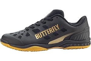 Butterfly Lezoline Levalis Shoes: Performance Table Tennis Shoes, Enhanced Comfort and Fit, Soft Breathable Mesh Upper, Shock