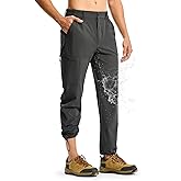 TBMPOY Men's Lightweight Hiking Pants Quick Dry 4 Pockets Stretch Water Resistant Travel Fishing Convertible Zip Cargo Jogger