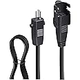 AWINLI 6.5 ft (2m) Extended AC Power Cord for Lift Recliner,Okin,Limoss,Lazboy,Pride,Catnapper Replacement Power Cord