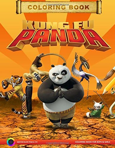 Kung Fu Panda Coloring Book