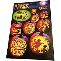 Pumpkin Masters America's Favorite Halloween Pumpkin Carving Patterns Master's Challenge 8 Intricate Patterns Booklet 30303