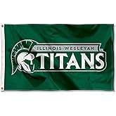 College Flags & Banners Co. Illinois Wesleyan Titans Wordmark Large Grommet Banner Flag