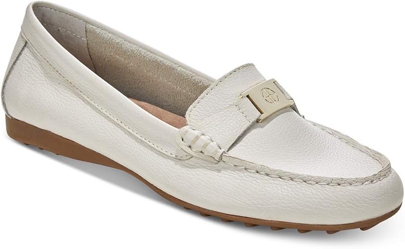 white leather moccasins womens