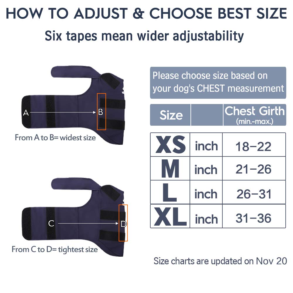 eagloo dog anxiety jacket