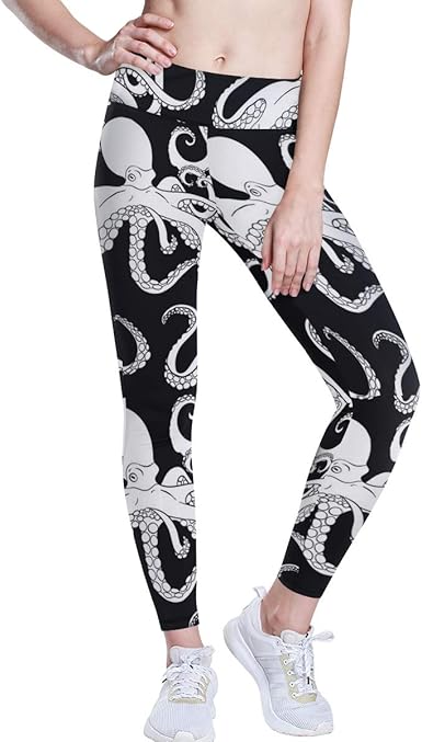 printed yoga capris