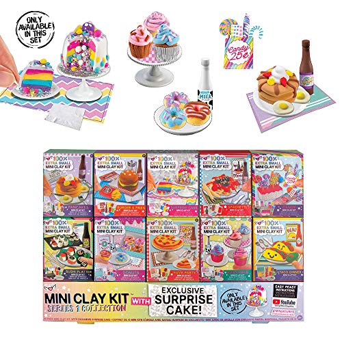 Fashion Angels Extra Small Mini Clay Kits (12317) Air Dry Modeling