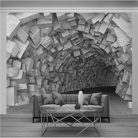 Amazon Co Jp 3d壁紙ポスター 時間トンネル カスタム大規模な壁紙の壁紙3dテレビの背景リビングルームの写真の壁紙3dルームの壁紙 280x0cm 110x78inch ホーム キッチン