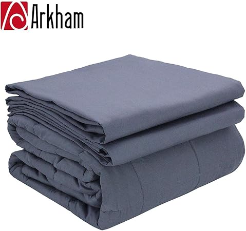Weighted Blanket With 2 Replaceable Covers|Weighted Blanket Adult 5.3kg