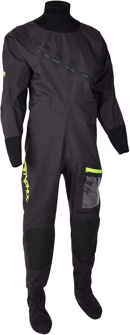 Typhoon Mens Ezeedon 4 Front Zip Drysuit Dry Suit & Free Underfleece