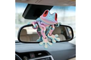3D Printed Magnetic Tree Frog Fridge Magnet, Frog Model Decor for Home Kitchen, Novelty Frog Gift for Decoration Collection（C