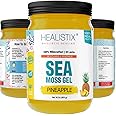 Healistix Pineapple Sea Moss Gel [16 Oz] - Exquisitely Crafted from Seamoss Wildcrafted in The Pristine Waters of St Lucia, A Natural Delight