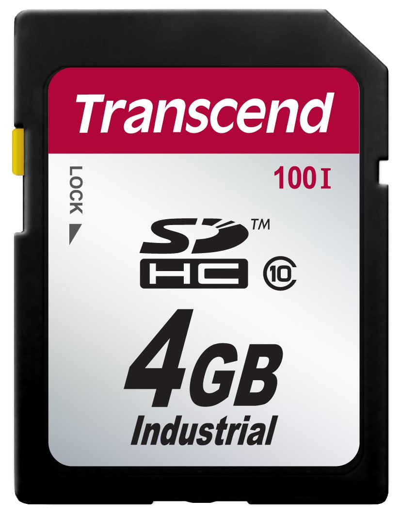 Transcend Industrial Temp SDHC100I Flash Memory Card (TS4GSDHC100I)