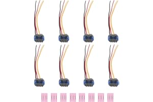 VECTOAUTO Wires Ignition Coil Connector Wiring Plug Pigtail Harness 8Pcs Fit for Chevy Silverado Express Suburban GMC Savana 